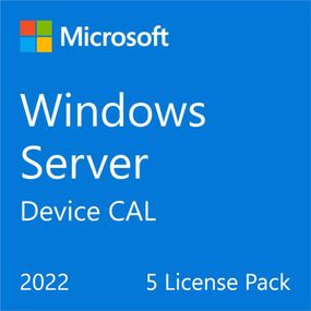 Примірник програмного забезпечення Програмне забезпечення Microsoft Windows Server 2022 CAL 5 Device англ, ОЕМ без носія (R18-06430)