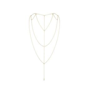 Ланцюжок для спини Bijoux Indiscrets Magnifique Back and Cleavage Chain - Gold, прикраса для тіла