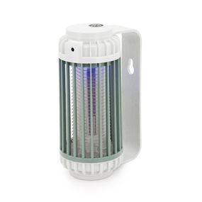 Лампа-знищувач комарів та мух Thunderbolt KY-002G, охоплення 360°, акб 1600mAh, UV-лампа 365нм, біла, 155*90мм