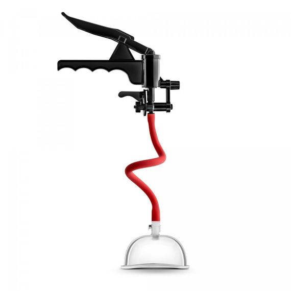 Вакуумная помпа для вульвы Blush Temptasia - Advanced Pussy Pump System, механическая, рычаг Sex Aura | Зображення 1