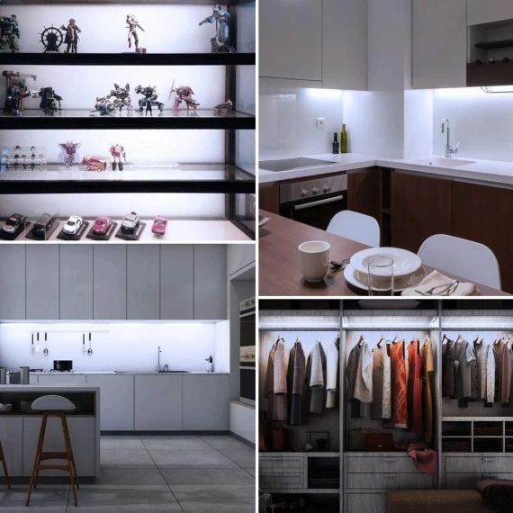 Світлодіодні лампи 4 шт (30 см) теплий жовтий, 1200 лм, 12 Вт | Зображення 1