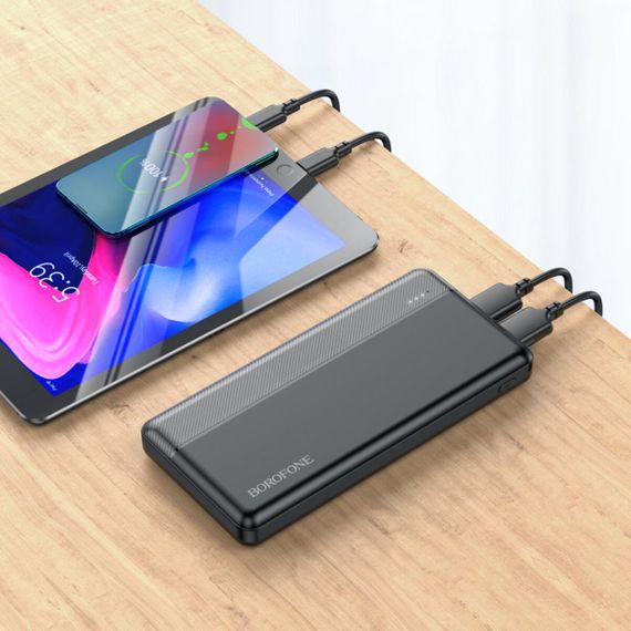Зовнішній акумулятор BOROFONE BJ24A power bank(20000mAh) Black | Зображення 4