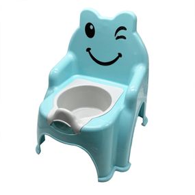 Детский горшок "Смайлик" 013317/01/12 светло-бирюзовый