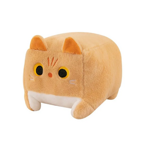 Іграшка Котокуб Жовтогарячий, м'який квадратний кіт 30 см знижка
