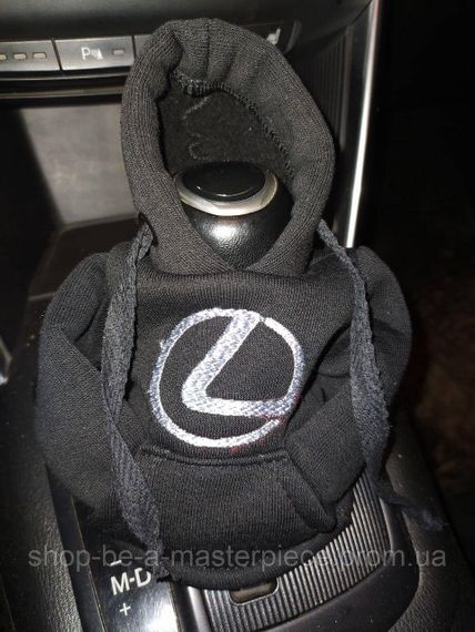 Чохол кофта Худі аксесуар на КПП  Car Hoodie Лексус LEXUS чорний подарунок автомобілісту 10070