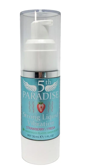 Рідкий вібратор - 5th Paradise Strawberry, 30 мл Sex Aura