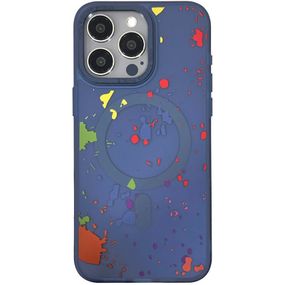 Чехол TPU+PC Flush with MagSafe для Apple iPhone 16 Pro Max (6.9") Dark blue