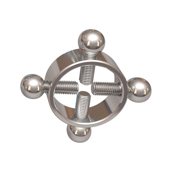 Затискачі на соски Chisa Sins Metal з чотирма болтами sexstyle | Зображення 5