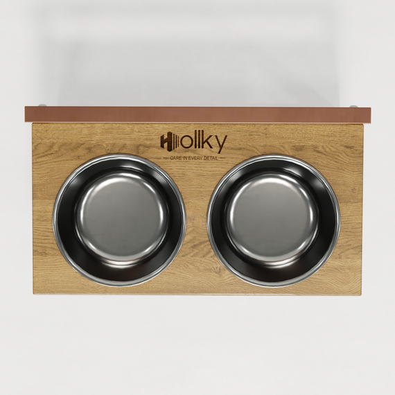 Миски на регульованій підставці для середніх собак Hollky Flex M (2 × 0.85 л) FM-422530-GLNT | Зображення 3