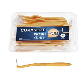 Йоржик міжзубний кутовий Curasept PROXI P08, мандарин, 25шт