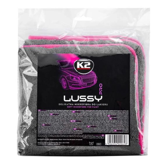 Полотенце K2 Lussy PRO микрофибра для сушки лакокрасочной поверхности 40 x 40 см (D0222) | Зображення 7