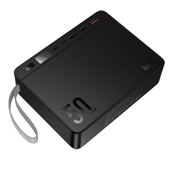 Портативний ЗП Power Bank Hoco J166 Carretera 22.5W+PD20W+lighting 50000 mAh Black | Зображення 3