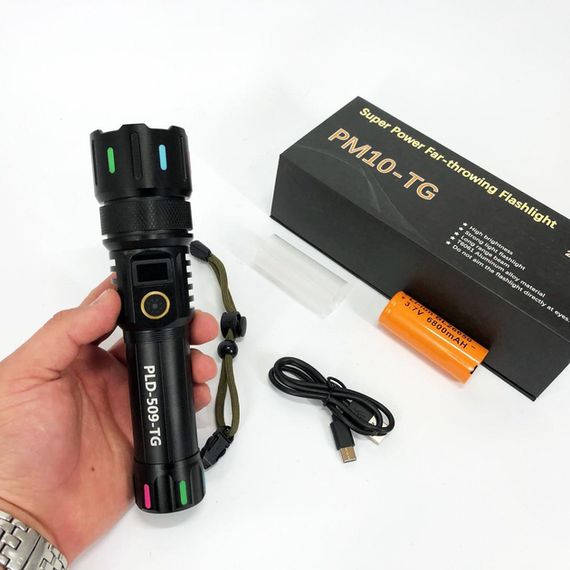 Ліхтар NIGHT VISION FLUORESCENCE XPRO CB-A280-TG з потужним білим і червоним COB LED, Li-Ion акумулятор, Power Bank, ЗУ Type-C, магніт, zoom (47159-A282_312) | Зображення 5