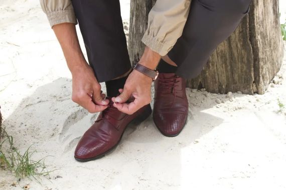 Червоні туфлі SHERLOCK 42 розмір | Зображення 6