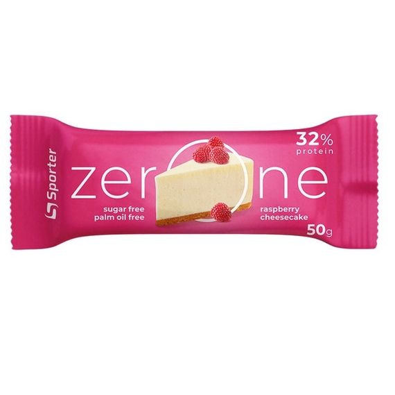 Протеїновий батончик Sporter Zero One 50 g Raspberry Cheesecake