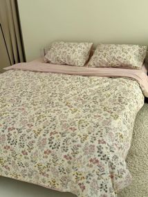Постільна білизна євро Dushka Home Сатин 21642 200х220 см
