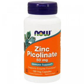 Цинк Now Zinc Picolinate 50 mg 120 veg caps