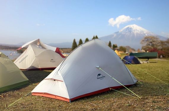 Намет надлегкий двомісний  з футпринтом Naturehike Cloud Up 2 Updated NH17T001-T, 210T, зелений | Зображення 2