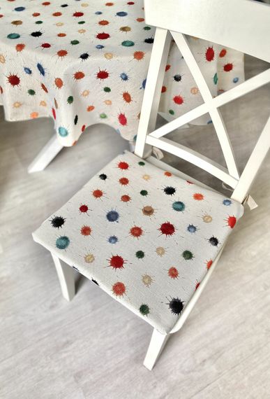 Подушка на стілець гобеленова EDEN850B Limaso, 40x40, Квадратна, Повсякденний, Без люрексу, 75% поліестер, 22% бавовна, 3% акрил, поролон, Гобелен | Зображення 1
