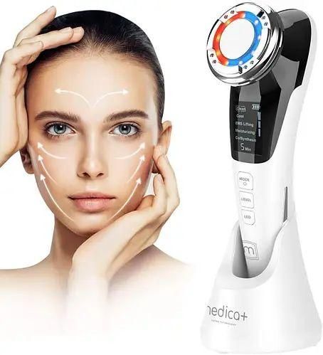 RF Лифтинг массажер для лица MEDICA+ SKIN LIFTING 7.0 WHITE (EMS+LED) гарантия 1 год | Зображення 4