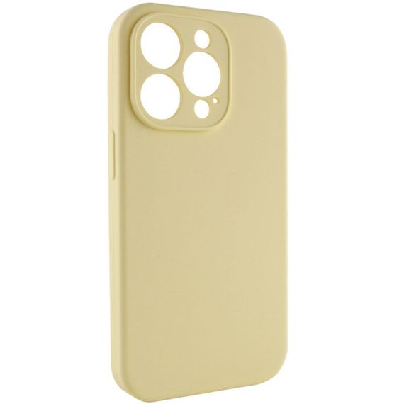 Чохол Silicone Case Full Camera Protective (AA) NO LOGO для Apple iPhone 13 Pro Max (6.7") Жовтий / Mellow Yellow | Зображення 1