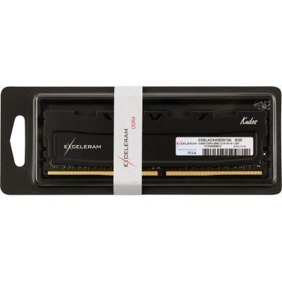 Модуль памяти для компьютера DDR4 8GB 2666 MHz Black Kudos eXceleram (EKBLACK4082619A) | Зображення 2