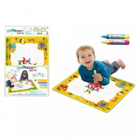 Детский коврик для рисования водой LT3943Yellow, ручка 2шт