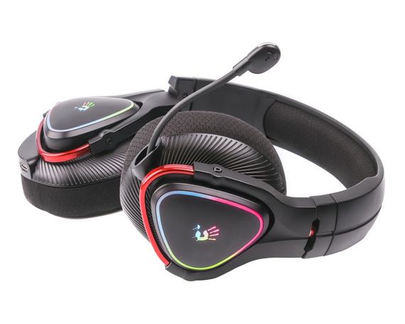 Навушники ігрові Bloody MR710, RGB, колір чорний | Зображення 3