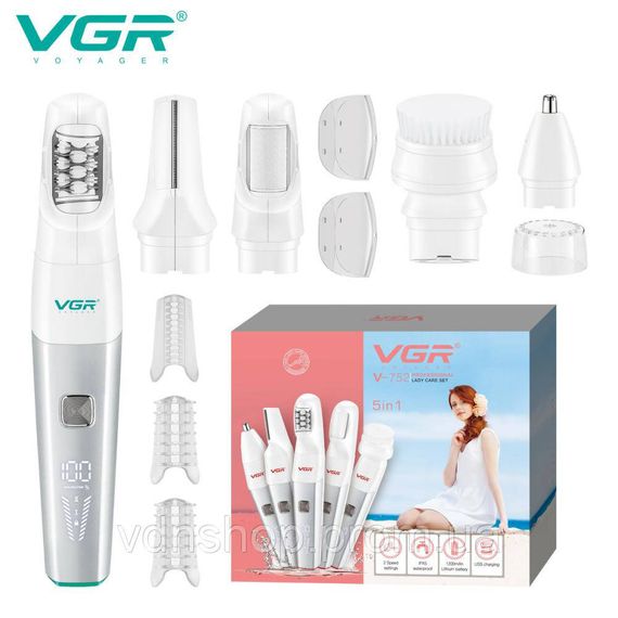 Епілятор для тіла з швидкою зарядкою VGR, Пилка для педикюру ніг Епілятор електробритва ZL-85 | Зображення 6