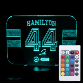 Акриловый светильник-ночник с пультом 16 цветов Хэмилтон 44 tty-n001316