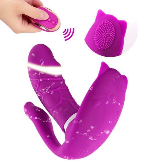 Вибратор 3 в 1 с функцией подогрева и дистанционным управлением (USB) | Зображення 9