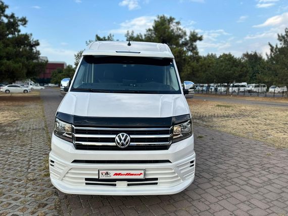 Накладка на передний бампер 510B (под покраску) для Volkswagen Crafter 2016- гг | Зображення 3