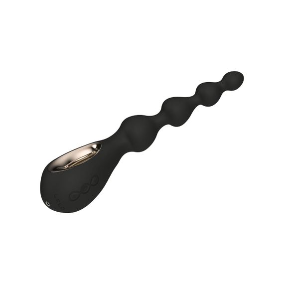 Анальне намисто з вібрацією LELO Soraya Beads Black, різний діаметр намистин, 8 режимів Sex Aura | Зображення 3