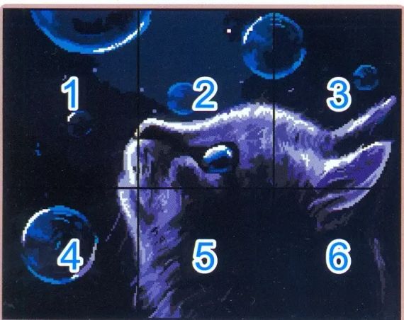 Набор для вышивания по нанесённой на канву схеме "Night cat". AIDA 14CT printed, 48*39 см | Зображення 3