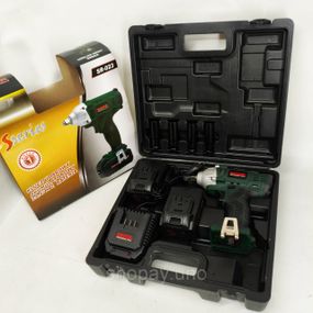 Гайковерт професійний акумуляторний 2400 об/хв Boxer SR-023 для автосервісу