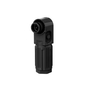 Силовий роз'єм для АКБ SRDB-300 (тато), кутовий, 300А, 1500V, IP67, Black