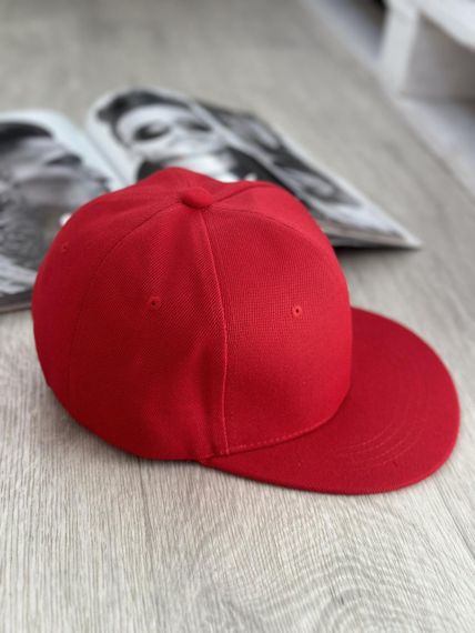 Кепка снепбек (Snapback) Червоний 56-61р (9097) | Зображення 2