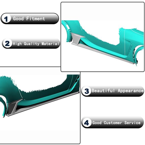 Боковые Пороги V2 (Карбон) для Subaru BRZ 2021- гг | Зображення 2