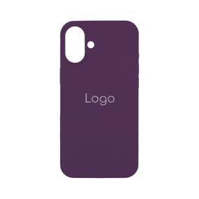 Чохол Silicone Case Full Size (AA) для iPhone 16 Колір 34.Пурпурний