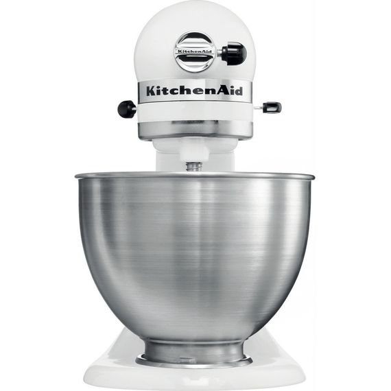 Планетарний міксер KitchenAid Classic 5K45SSEFW ,4.3 л, білий матовий | Зображення 4