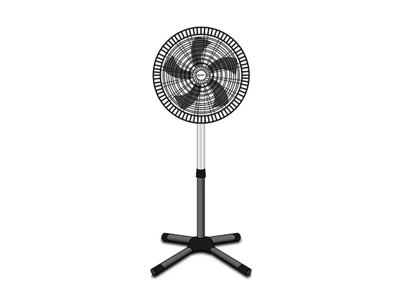 Вентилятор підлоговий BITEK 18" (46см) 120Вт 5 пласт. лоп. BT-1881 | Зображення 1
