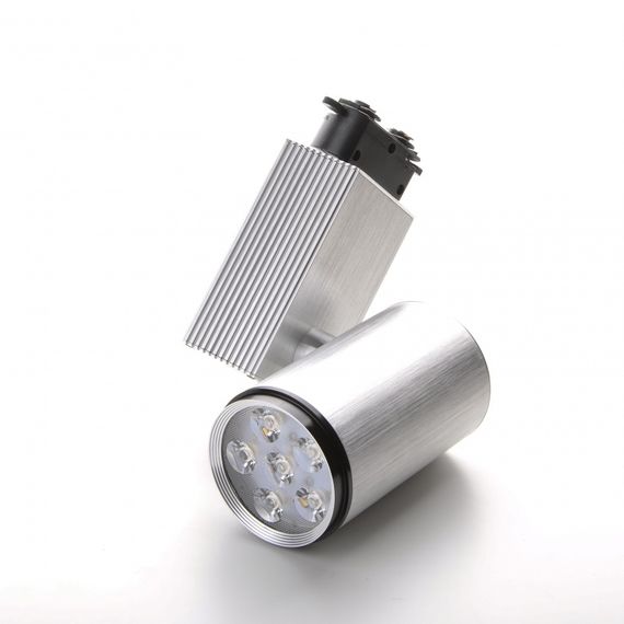 Светильник трековый поворотный LED 205/6x3W NW SILVER
