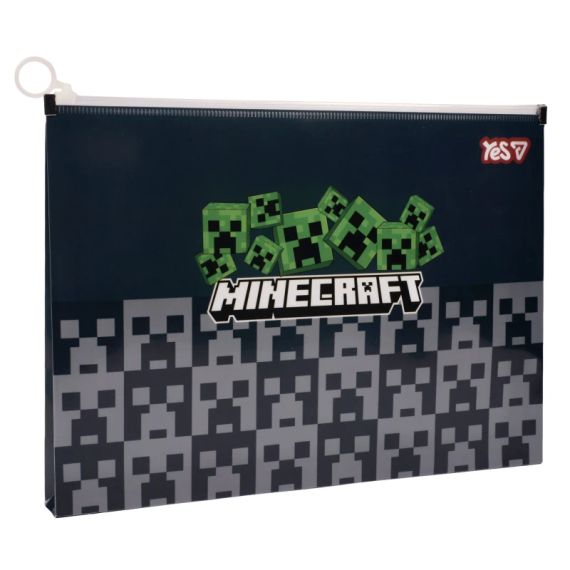 Папка-конверт з бігунком Minecraft Creepers YES 492349 Різнокольоровий shop (5056574464385)