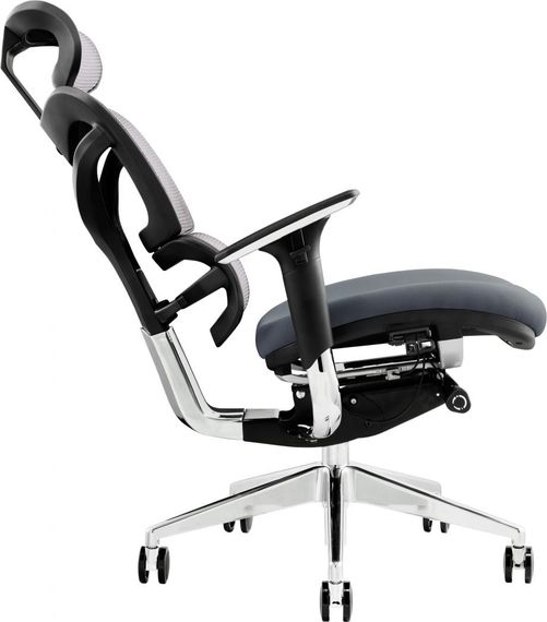 Кресло офисное GT RACER X-782 BRIGHT Gray (W-20 B-40) | Зображення 2