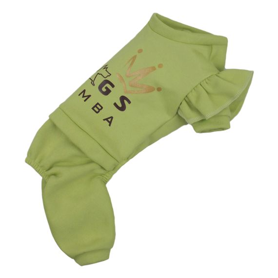 Костюм трьохнитка рюша оливка D-166 | Зображення 4