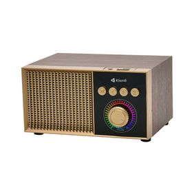 Колонка Kisonli G10 Bluetooth 5.0, 1х5W, 1200mAh, ≥90dB, USB/TF/BT/FM/AUX, DC: 5V/1A, Red-Wood, BOX, Q50