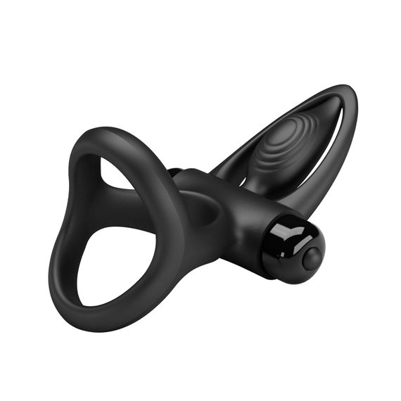 Ерекційне кільце - Pretty Love Vibration Cock Ring Black | Зображення 5