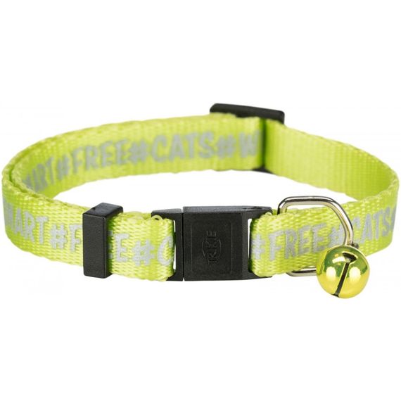 Нашийник Trixie для котів світловідбиваючий з дзвіночком нейлон