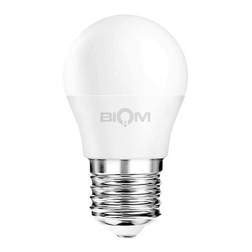 Светодиодная лампа Biom BT-584 G45 9W E27 4500К матовая (нейтральный белый)