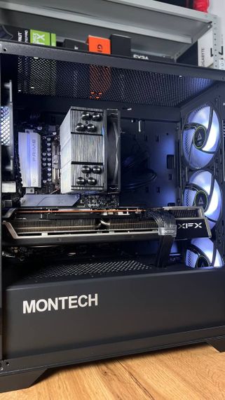 Збірка під замовлення: ігровий ПК Montech Air 100 ARGB Tower / AMD Ryzen 5 8400F (6 (12) ядер по 4.2 - 4.7 GHz) / 32 GB DDR5 / 1000 GB SSD M.2 / AMD Radeon RX 6800, 16 GB GDDR6, 256-bit / 750W б/в | Зображення 6